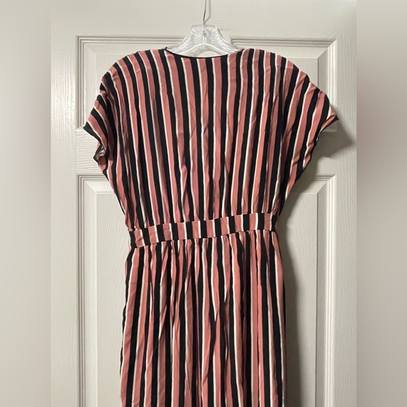 ZARA Trafaluc Collection Stripped Dress Size Medium - Picture 6 of 9